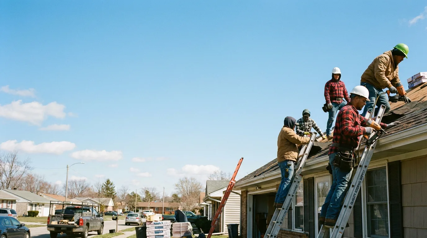 Roofing in Bourbonnais, IL near me